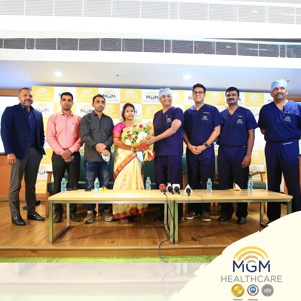 MGM Healthcare press event featuring Medifly Healthcare representatives